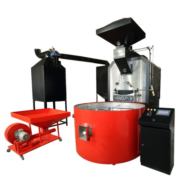 دستگاه رست قهوه 120 کیلویی - گروه صنعتی آراکاپ